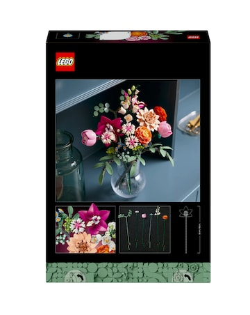 LEGO Botanicals Pretty Pink Flower Bouquet Floral Decor, Building Kit 10342