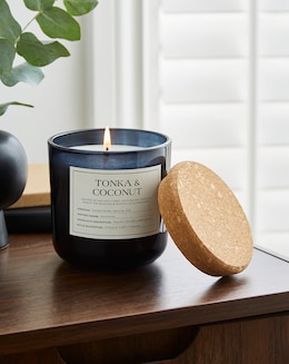 Apothecary Tonka &amp; Coconut Medium Glass Candle