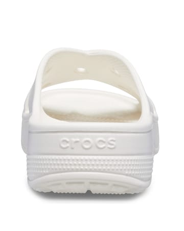 Crocs Chalk Classic Cross Over Slider Sandals