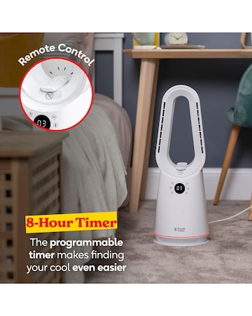 Russell Hobbs Compact Bladeless Heat & Cool Fan