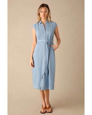 Ro&Zo Denim Shirt Dress
