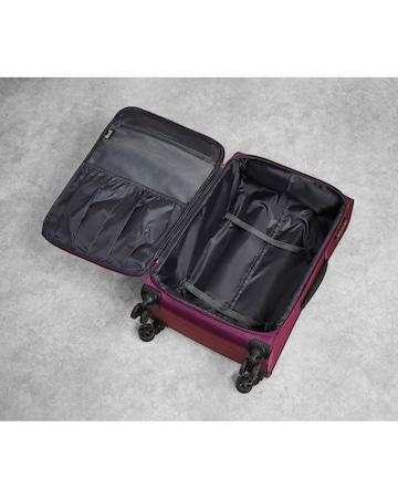 Rock Paris 3pc Suitcase Set - Purple