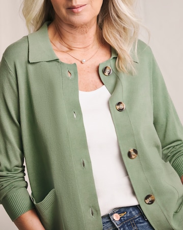 Julipa Collared Button Down Cardigan