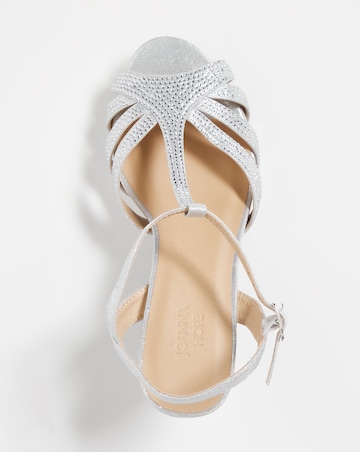 Joanna Hope T Bar Platform Sandal - Wide Fit (E)