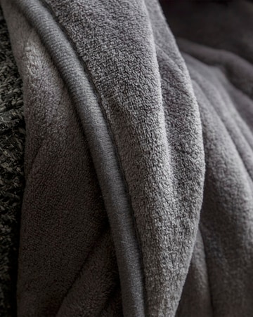 Slumberdown Comfy Hugs Charcoal Heated Throw