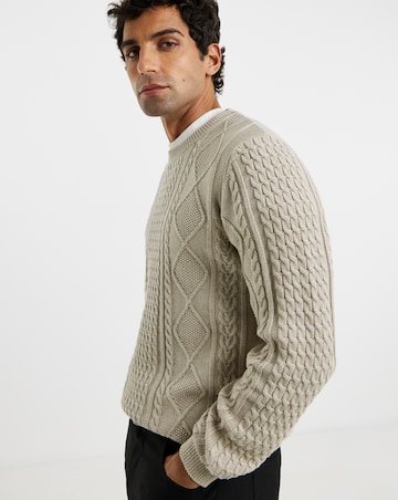 Cable Crew Neck Jumper