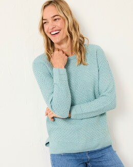 FatFace Ella Textured Jumper