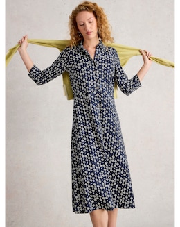 White Stuff Rua Jersey Shirt Dress