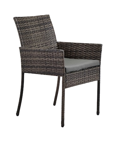 Cadiz Rattan 4 Seater Circular Dining Set