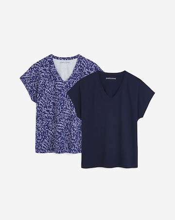 2 Pack V Neck Short Sleeve T-Shirt