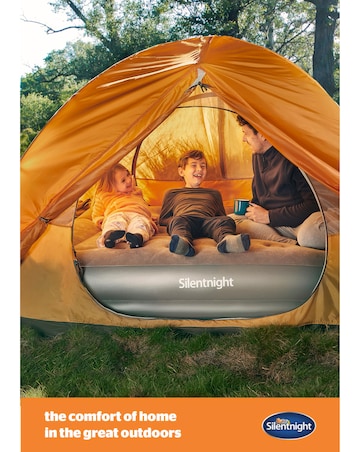 Silentnight Flocked Airbed with Electric Pump - King