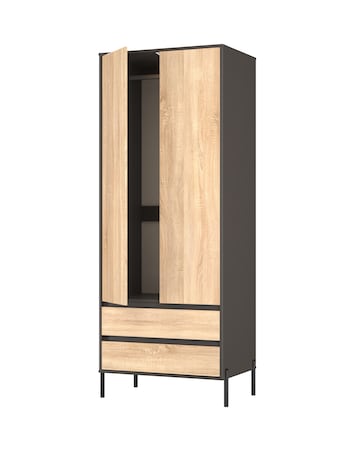 Sloan 2 Door 2 Drawer Wardrobe