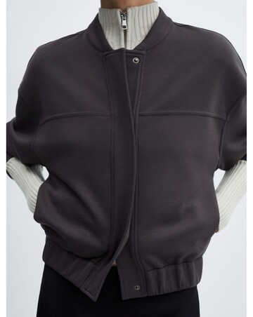 Mango Bomber Jacket with Seam