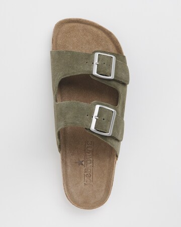 Joe Browns Buckle Strap Wide Fit Suede Sandals