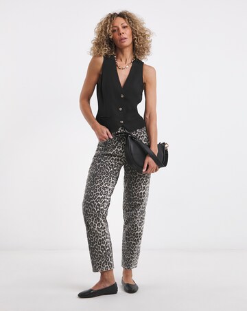 Unlined Button Front Waistcoat