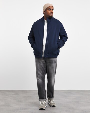 Borg Lined Funnel Neck Sweatshirt Long