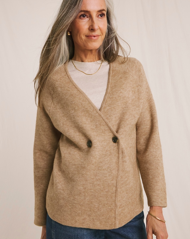 Julipa Double Breasted Knitted Jacket