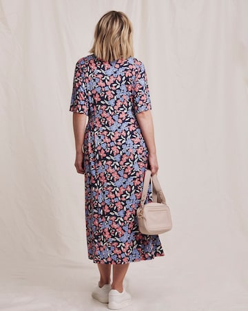 Julipa Jersey Button Through Midi Dress