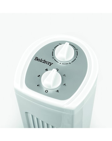 Beldray 32 Inch Tower Fan With Timer White