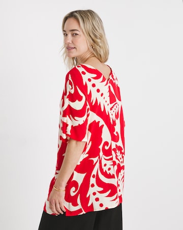 Textured Crinkle Tunic Top