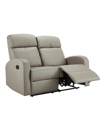 Ramsey Faux Leather Recliner 2 Seater Sofa