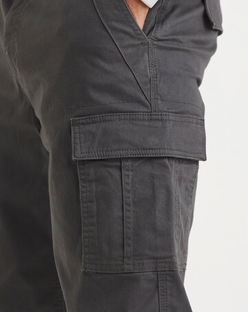 3/4 Length Cotton Stretch Cargo Short