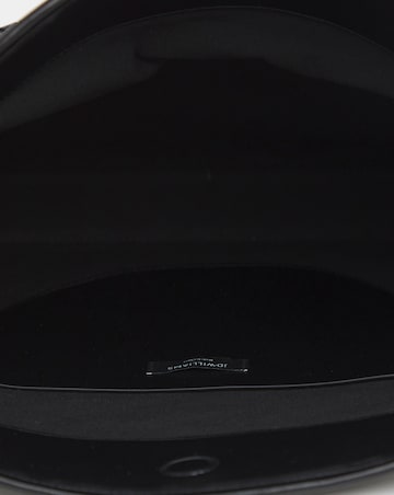 Canvas & PU Mix Shoulder Bag