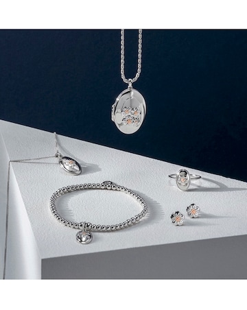 Clogau Forget Me Not Locket Necklace