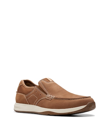 Clarks Sailview Step Shoes - Tan
