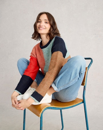 White Stuff Freya Abstract Jumper