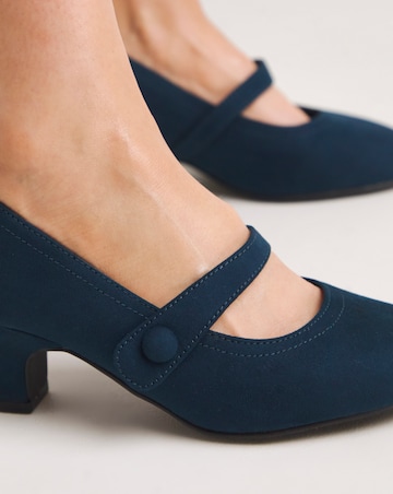 Vallie Mary Jane Heeled Shoe Wide E Fit