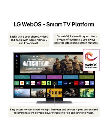 LG 55QNED87T6B 55in QNED NanoCell 4K Ultra HD HDR Smart TV