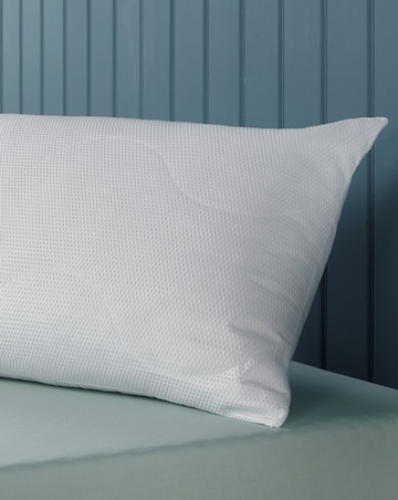 Downland Luxury Waffle Pack of 2 Pillows