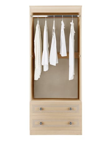 Richmond Ready Assembled 2 Door 2 Drawer Wardrobe