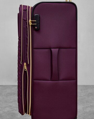 Rock Sloane Cabin Suitcase - Purple