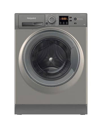 Hotpoint NSWM 1046 BS UK 10kg, 1400rpm, Washing Machine - Silver + Installation