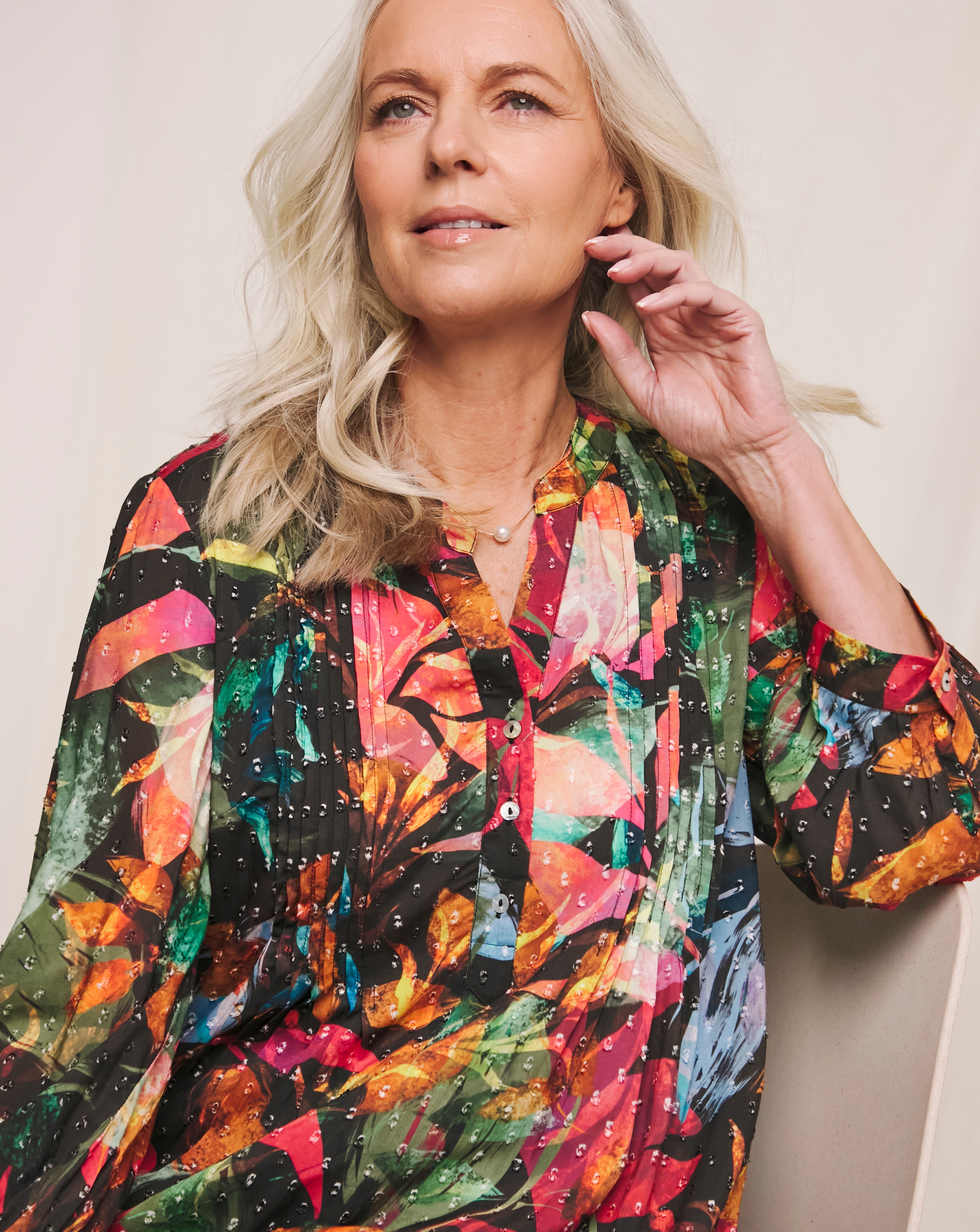 Julipa Pintuck Dobby Tunic | JD Williams