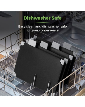 Tower 4 Piece Chopping Board Set