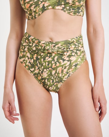 MAGISCULPT Medium Control Twist Front High Waist Bikini Bottoms