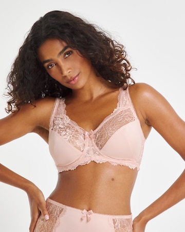 Pretty Secrets (2 Pack) Ella Lace Non Wired Full Cup Bras (C-F) Pink Multi