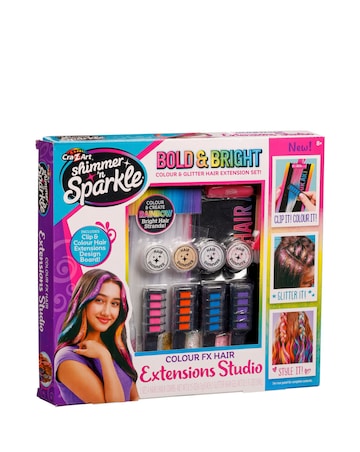 Shimmer N Sparkle Colour FX Hair Extensions Studio