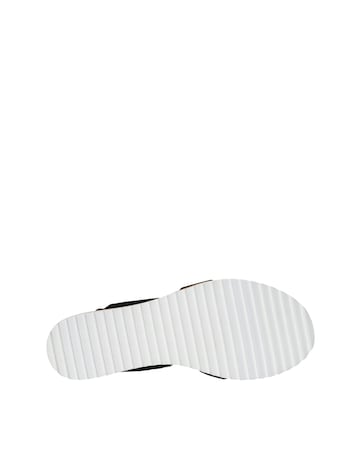 Skechers Black Bobs Desert Kiss Mesh Strap Sandals- Wide Fit (E)