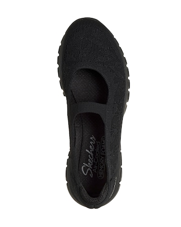 Skechers Black Graceful Slip On Mary Janes Shoes - Standard Fit (D)