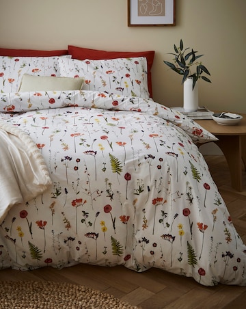 Pressed Flower Duvet Cover Set