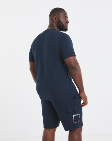 Jack & Jones Verner T-Shirt & Short Set - Navy