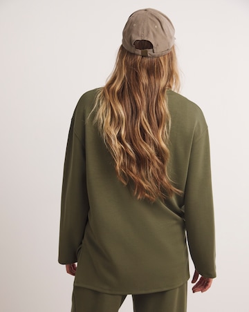 Anthology V-Neck Modal Longline Sweatshirt