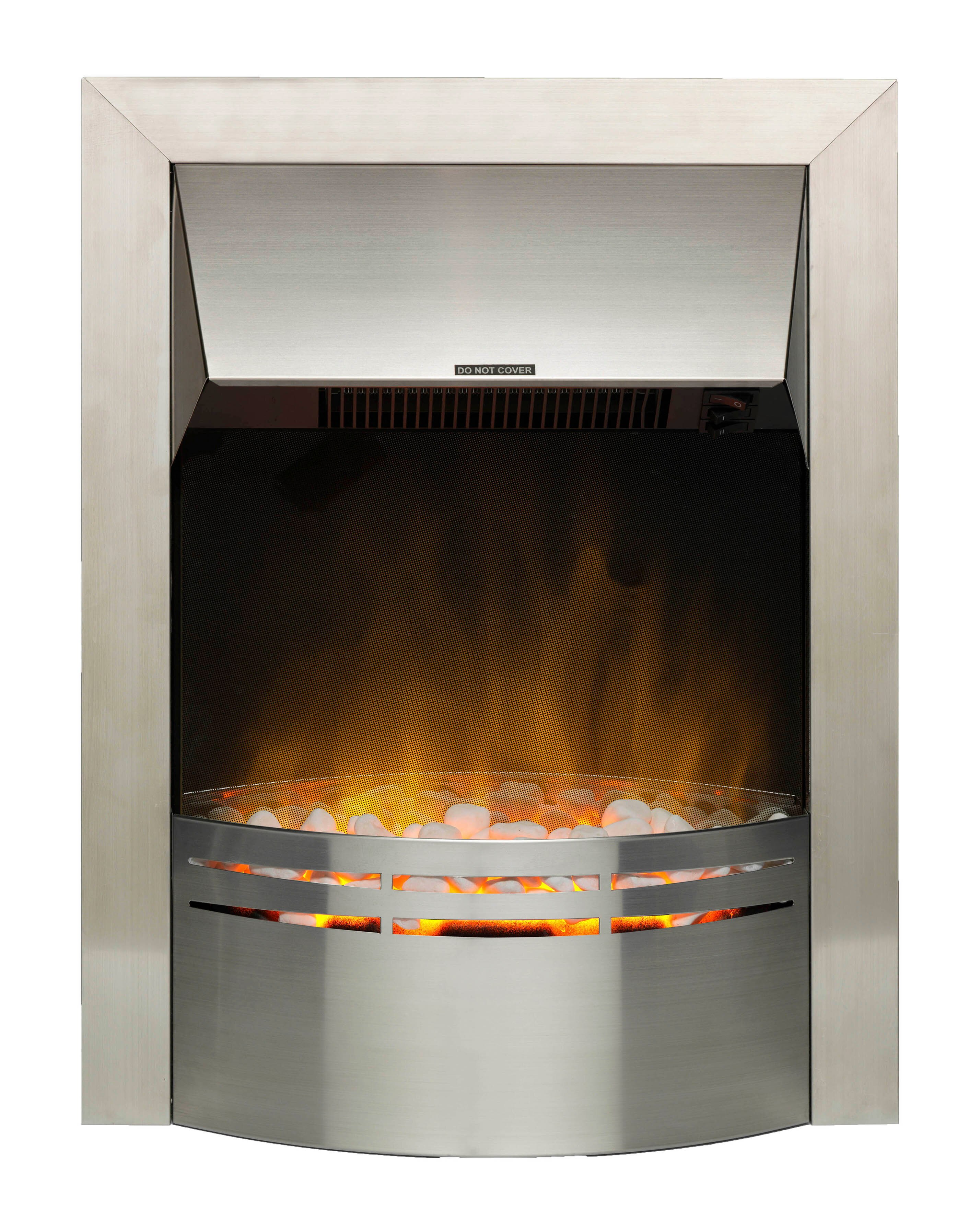 Dimplex Dakota Brushed Stainless Steel Inset Fire