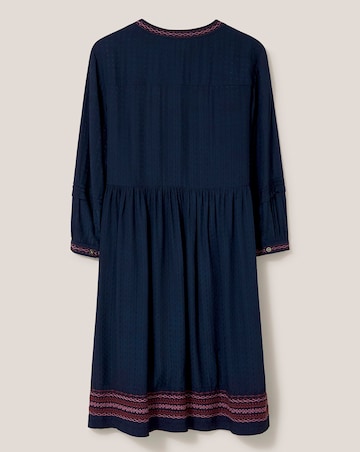 green emerald velvet dress WHITE STUFF Abigail Embroidered Dress – Ter Laak Wageningen main image 0