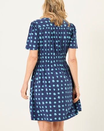 FatFace Liv Shibori Spot Dress