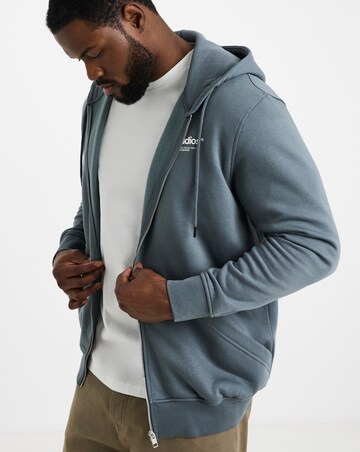 Jack & Jones Soho Full Zip Hoodie - Blue
